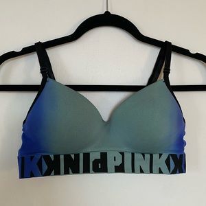Victoria’s Secret Pink Active wear bra in Ombré Blue